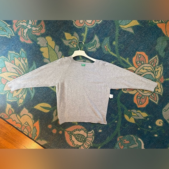 United Colors of Benetton oversized Italian merino yarn tunic sweater - Picture 5 of 9